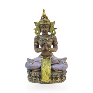 Buda corona morado dorado