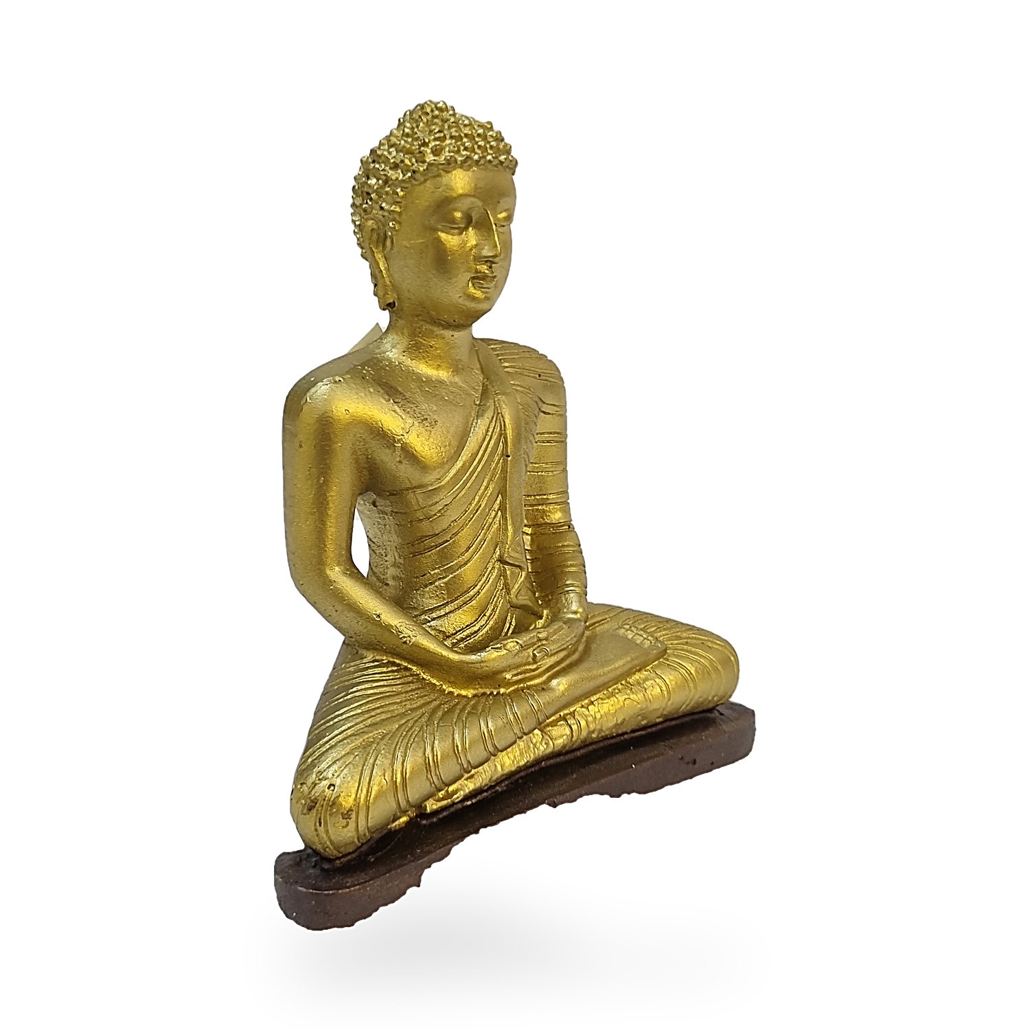 Buda dorado en meditación 12 cm. Go Natura, Manizales.