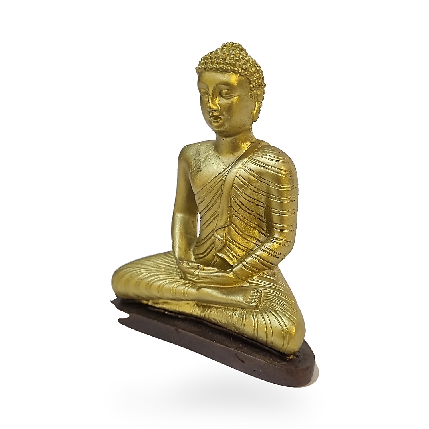 Buda dorado en meditación 12 cm. Go Natura, Manizales.