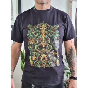 Camiseta Espiritus del Bosque Animales de Poder. Go Natura, Manizales.