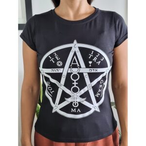 Camiseta Tetragramaton blanca manga corta