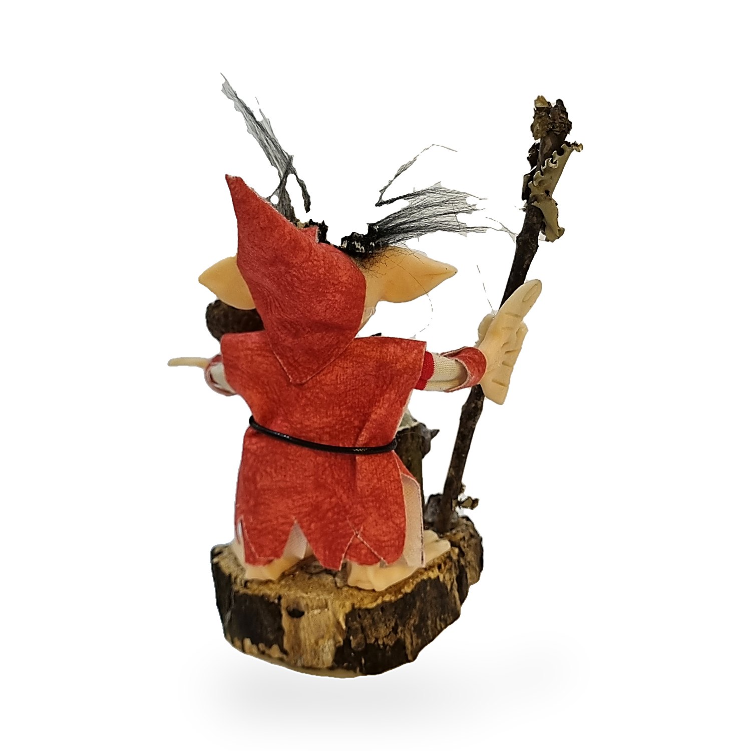 Duende protector con siete cuarzos hecho a mano. Go Natura, Manizales.