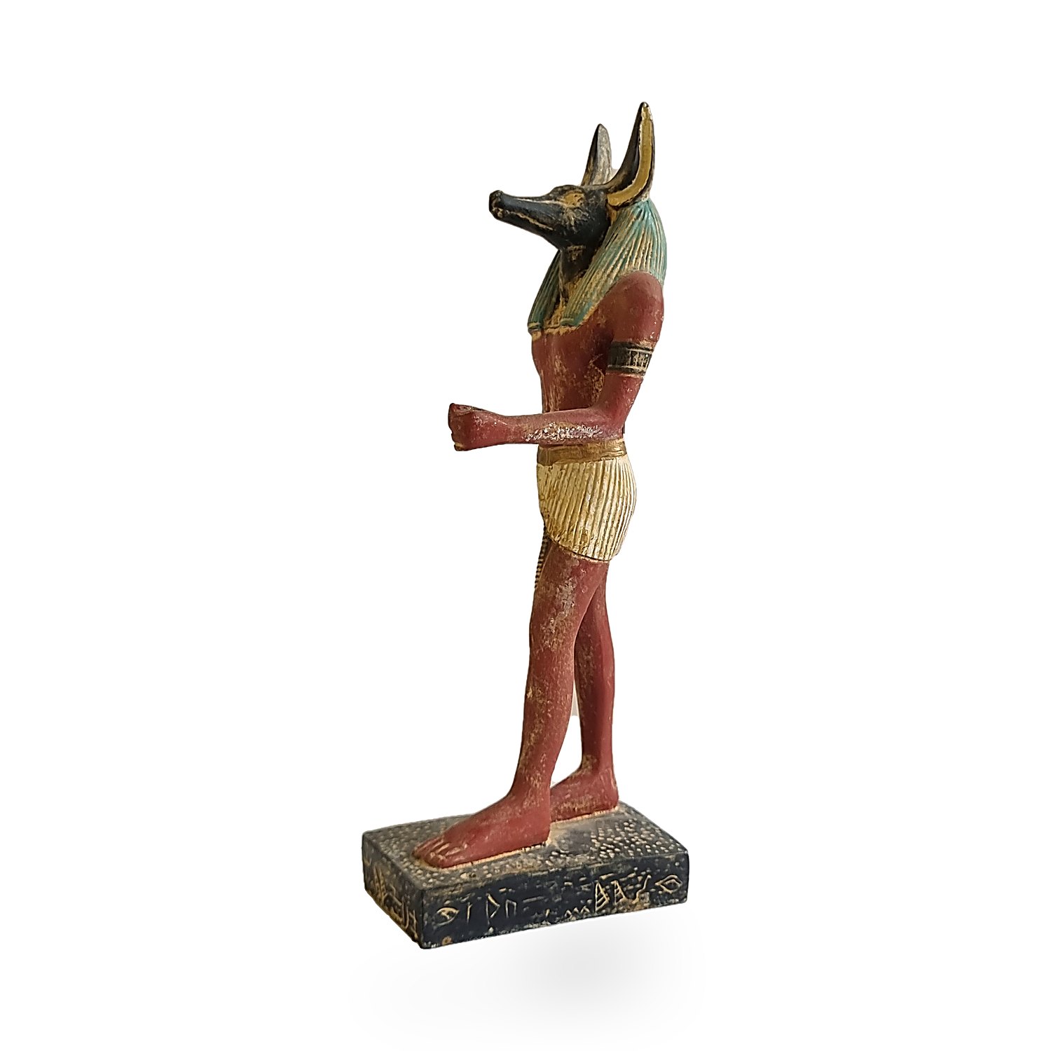 Estatua de Anubis con cabeza de chacal. Go Natura, Manizales.