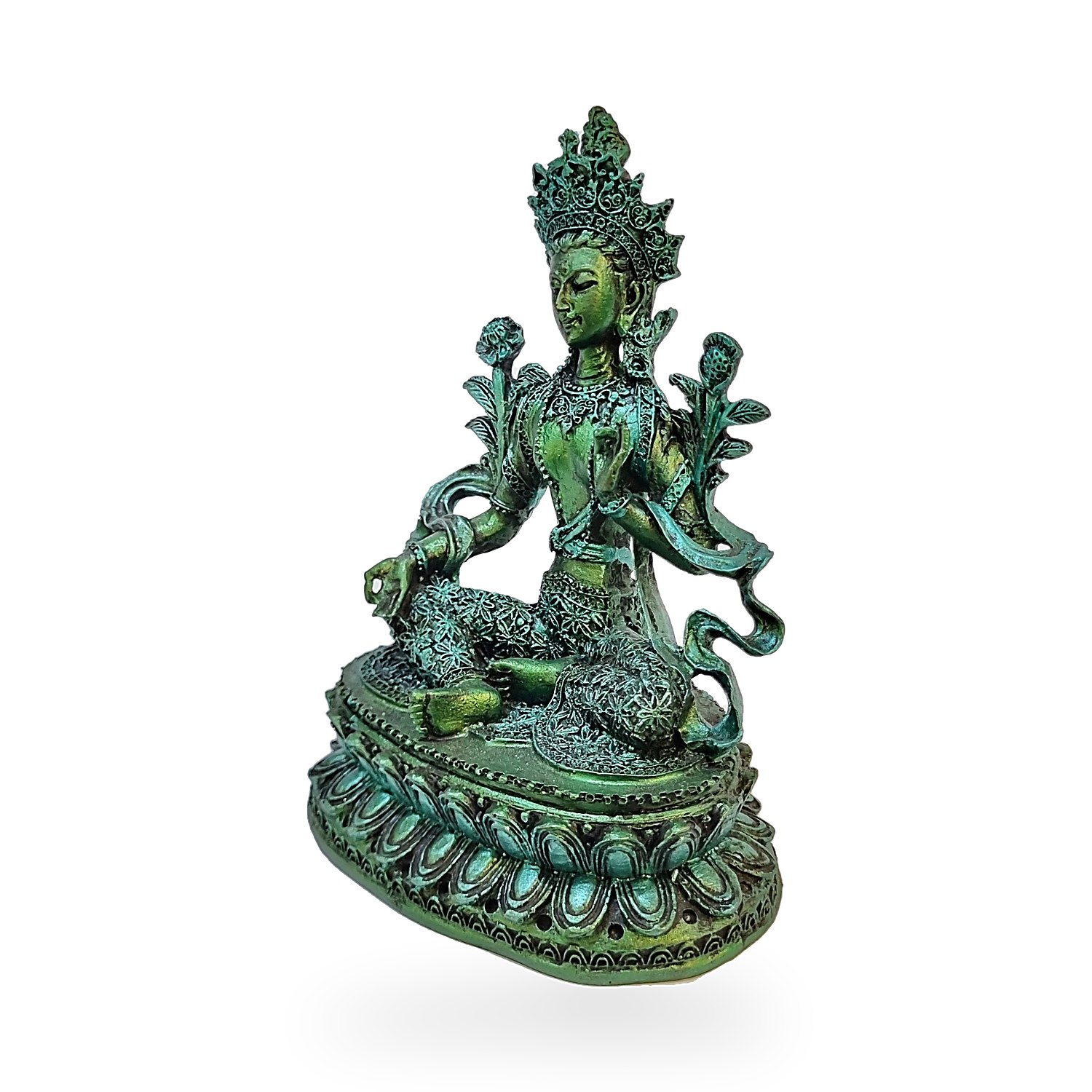 Estatua de Tara Verde, 15 x 11 x 7 cm. Go Natura, Manizales.
