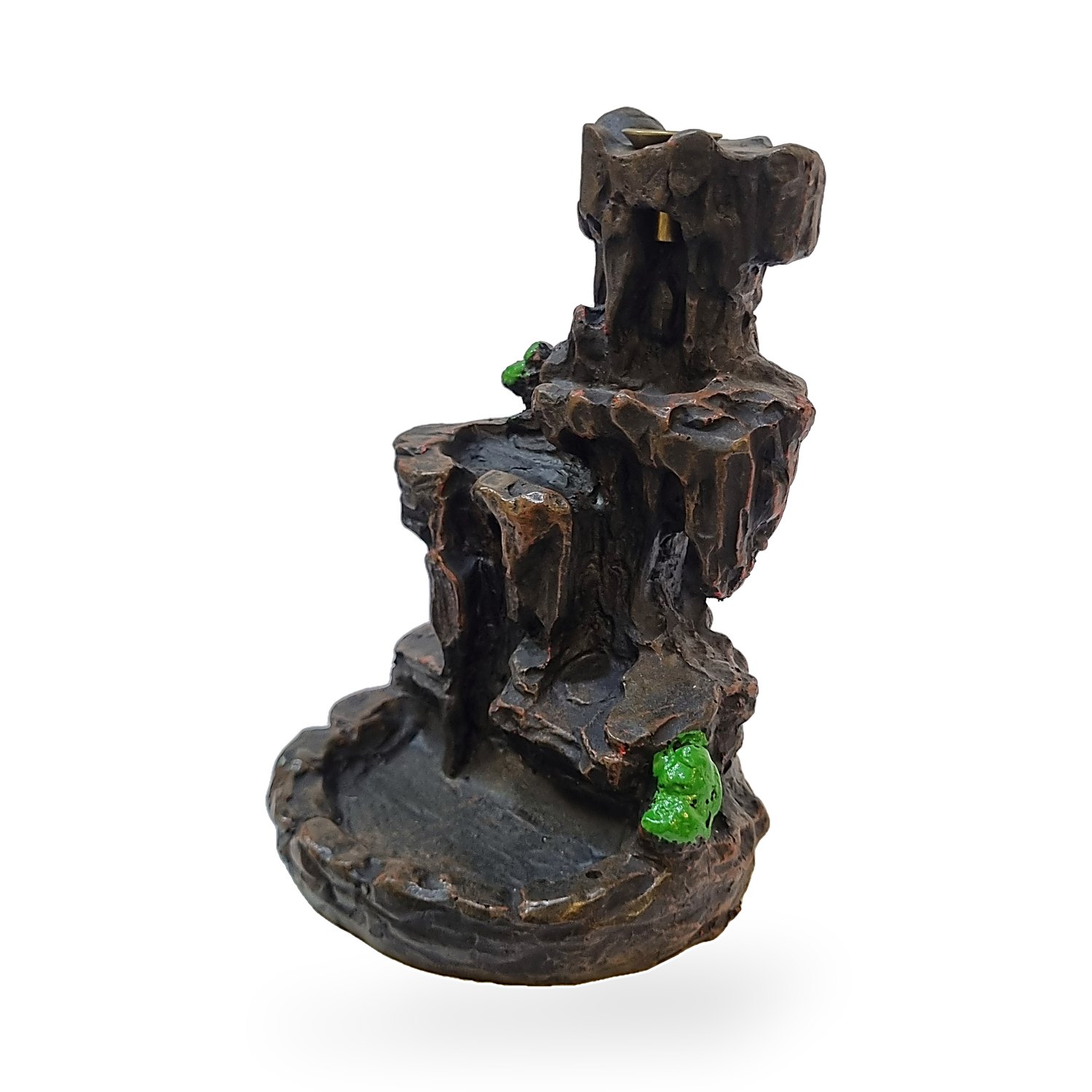 Fuente de humo invertido poliresina montaña y cascadas. Go Natura, Manizales.