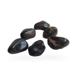 Ónix negro rodado pulido 3 x 2 cm. Go Natura, Manizales.