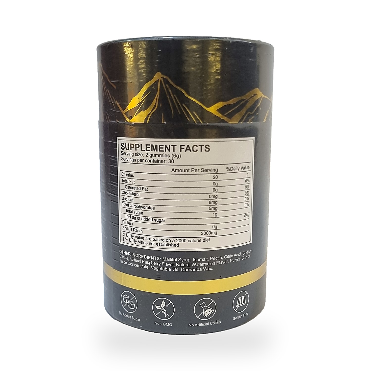 Shilajit en Gomitas Naturales del Himalaya 245 g. Go Natura, Manizales.