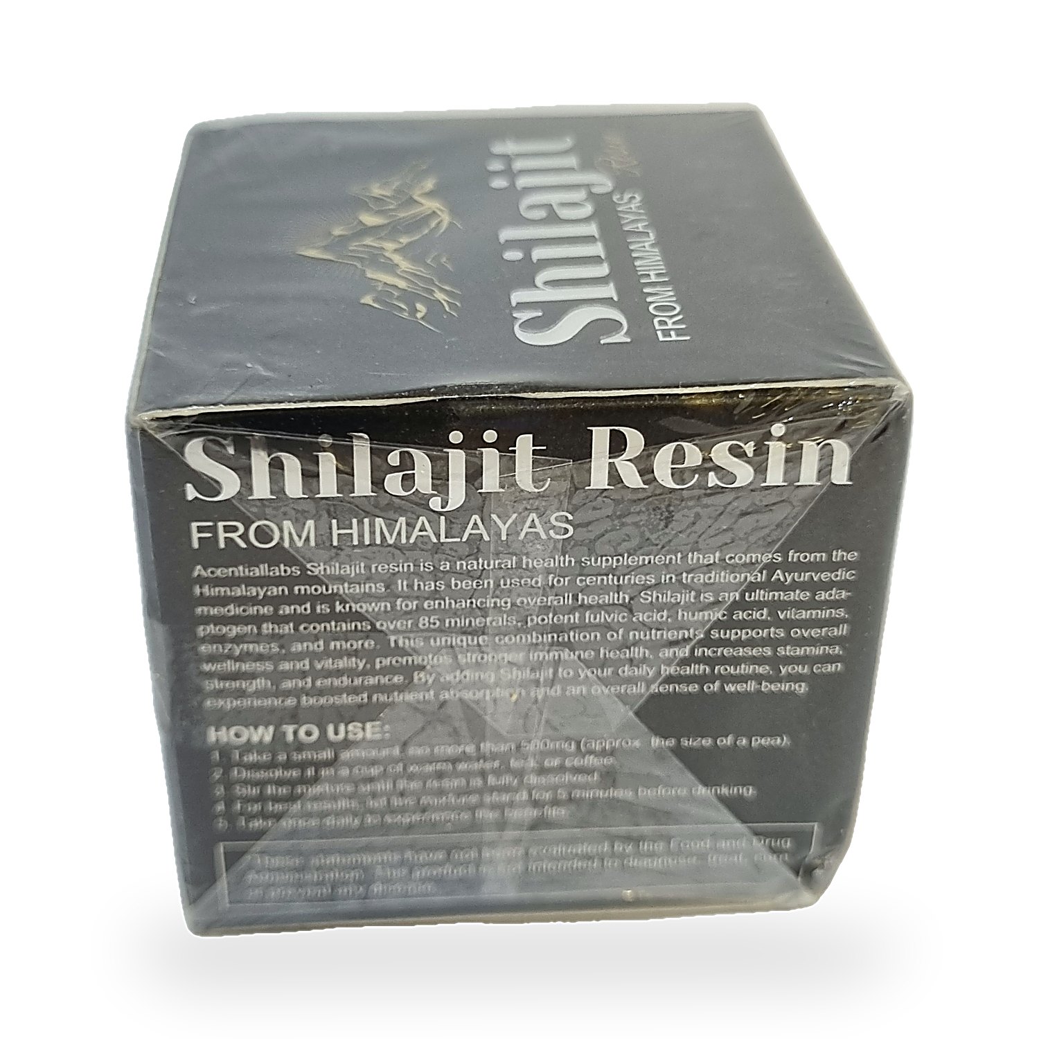 Shilajit en Resina del Himalaya 60 g Suplemento Natural. Go Natura, Manizales.